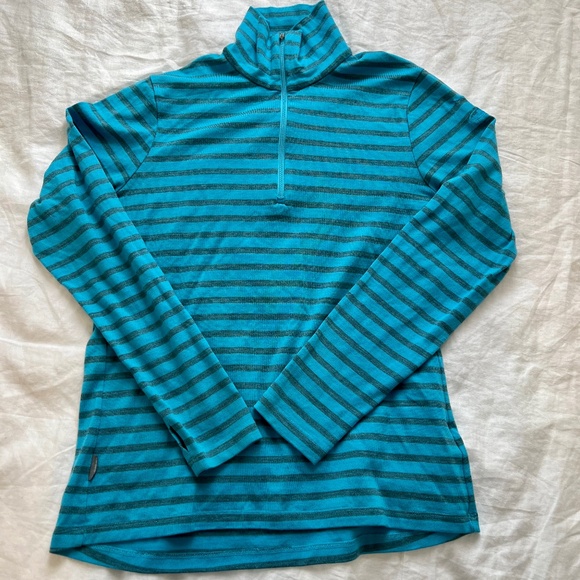Icebreaker Tops - *sold* Icebreaker 260 Merino Wool women’s 1/4 zip LS shirt